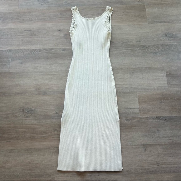 DEREK LAM 10 CROSBY Valencia crocheted cotton-blend midi dress - Picture 10 of 10